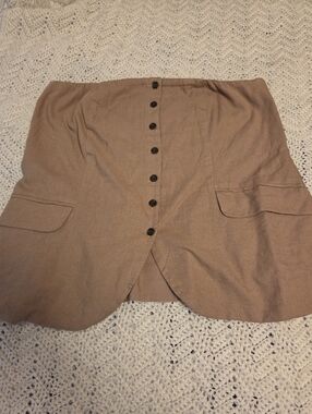 NWT Universal Thread Linen Skirt Size 1X
